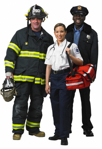Firefighter, EMT, and Police Officer