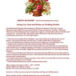 Saving Time and Money on Wedding Details