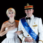 Laura Donnelly as Eva Peron, Randall King as Juan Peron